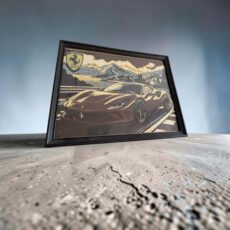 Porsche HueForge Tájkép