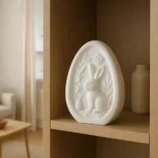 Easter Decoration – Egg with Embossed Bunny