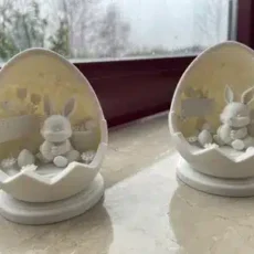Cute Egg-Shaped Bunny – Easter Decor