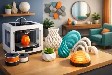 3D nyomtatott lakásdekoráció egyedi otthonra