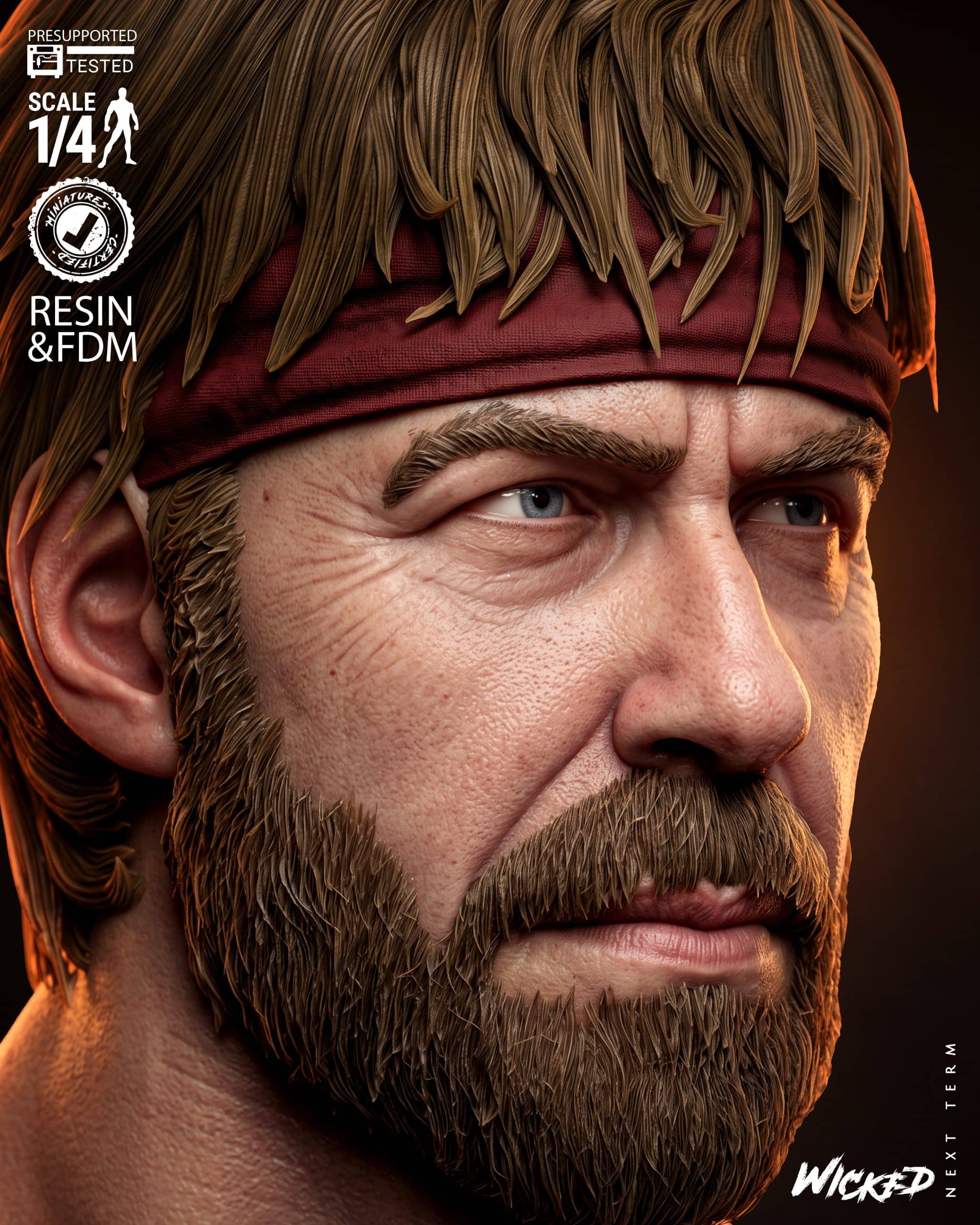 McQuade (Chuck Norris) mellszobor – Kép 4