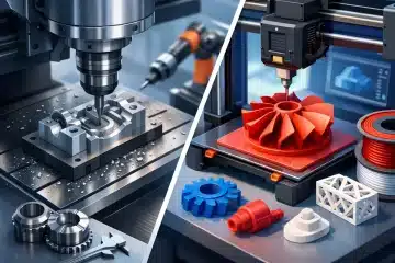 CNC megmunkálás vagy 3D nyomtatás? Melyik jobb?