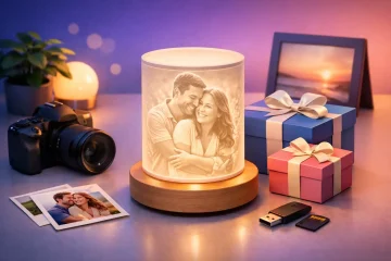 Lithophane lámpa saját fotóval ajándékba